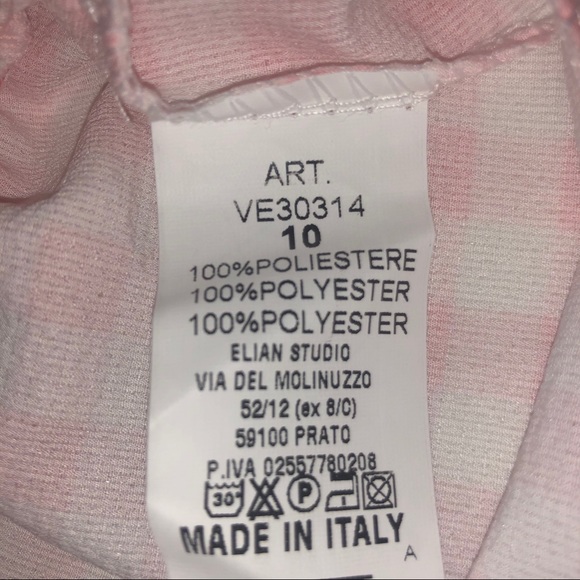 NEW! NWT Light Pink Gingham Ruffle-Hem Midi Dress - Picture 6 of 11